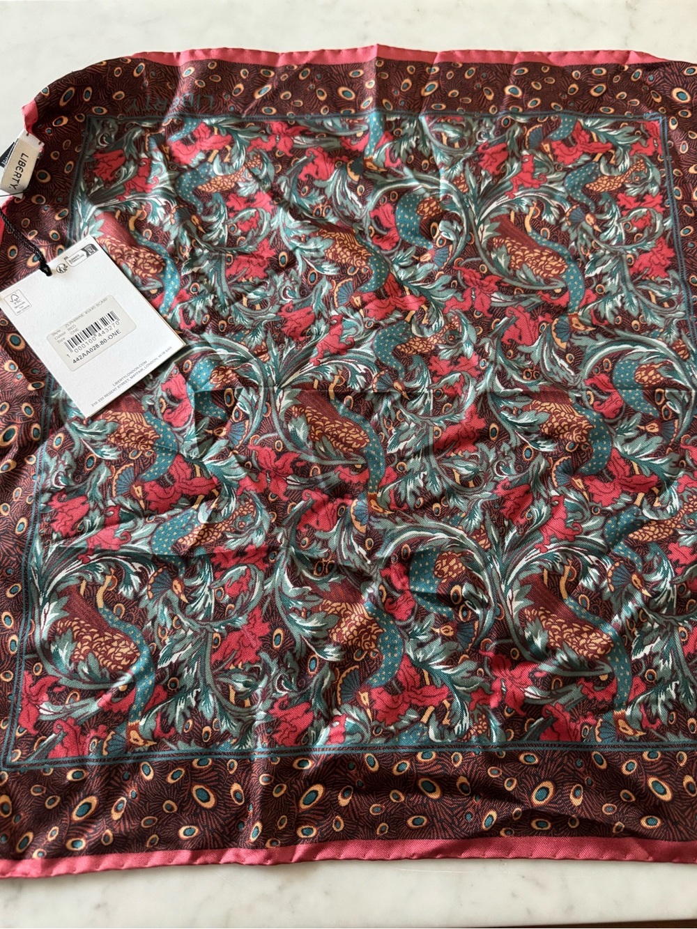Liberty London silk scarf